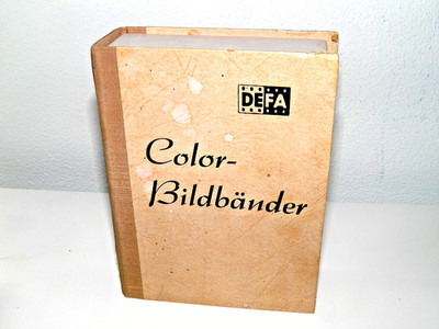 COLOR-BILDBÄNDER DEFA ORIGINALBOX UNGEBRAUCHT 4 STÜCK DDR PRODUCT COLOR