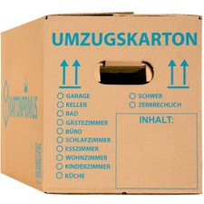 Umzugskartons doppelwellig Umzugskarton Transportkarton stabil 2-wellig Karton