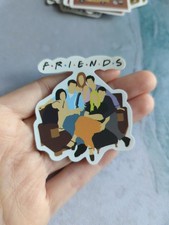 Friends Tv Show, Sticker, Cast, Rachel, Monica, Phoebe, Joey, Chandler, Ross