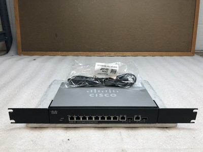 Cisco SG300-10P 10-Port Gigabit PoE Managed Switch w/ Racke ears