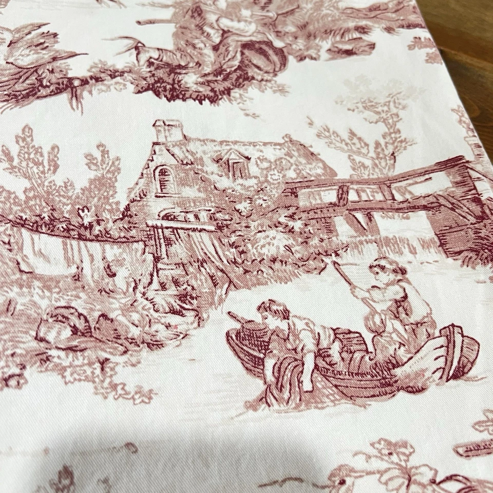 Mantel Williams Sonoma French Country Toile 68"x 90" Hecho en Italia Foto 2 de 4
