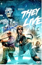 Keith David signed 11x17 Poster Frank - They Live Beckett Authentication
