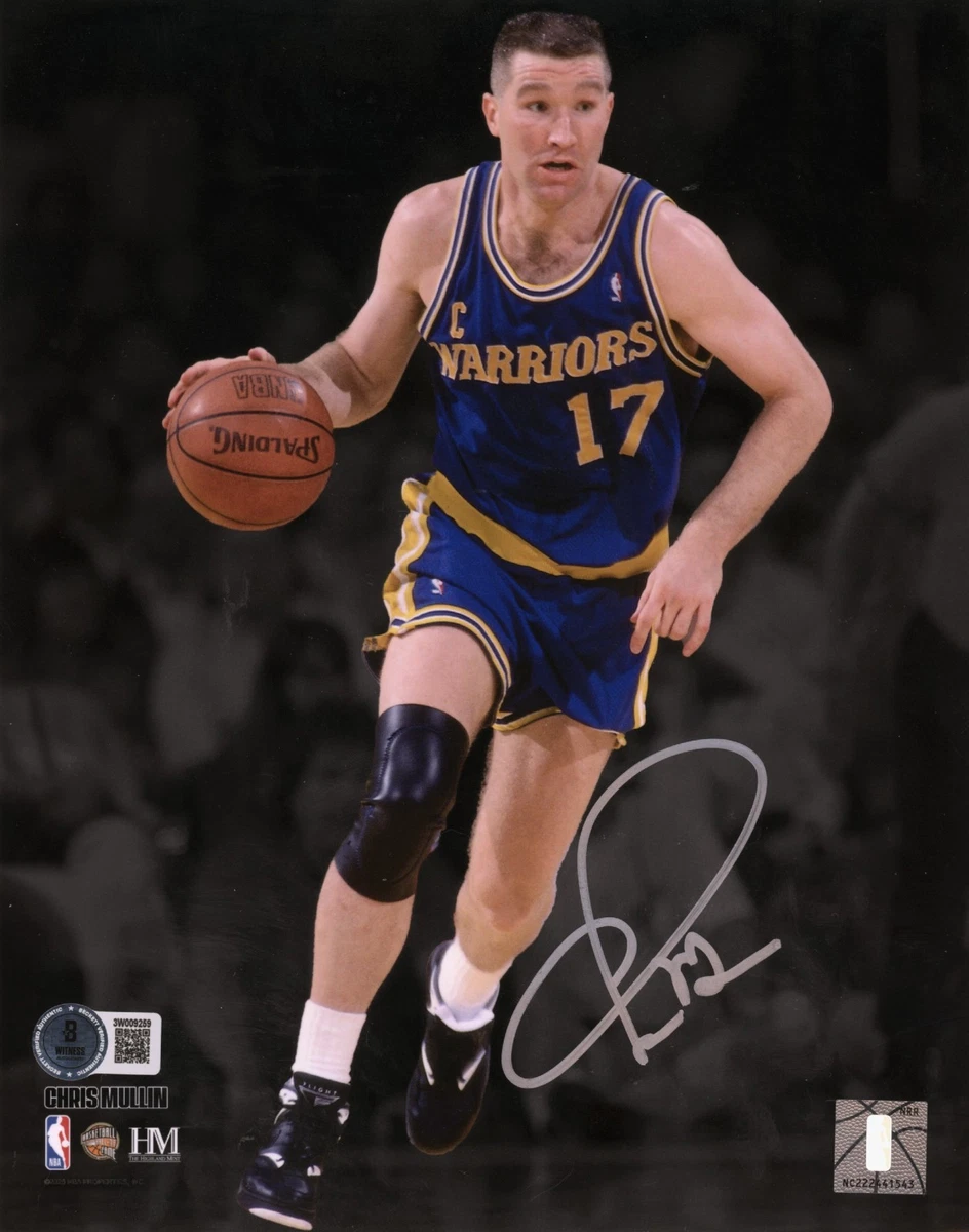 Maillot Golden State Warriors Chris Mullin Dédicacé – Authentifié Beckett, Style Personnalisé