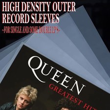 High Density 12" Record Album Sleeves Transparent Outer Vinyl Protective Covers