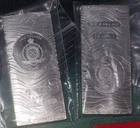 2021 Niue: Lot of 2x 1oz Star Wars: The Mandalorian Beskar Bar .999 Fine Silver