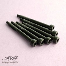6 Original Floyd Rose black String Holder Lock Screws