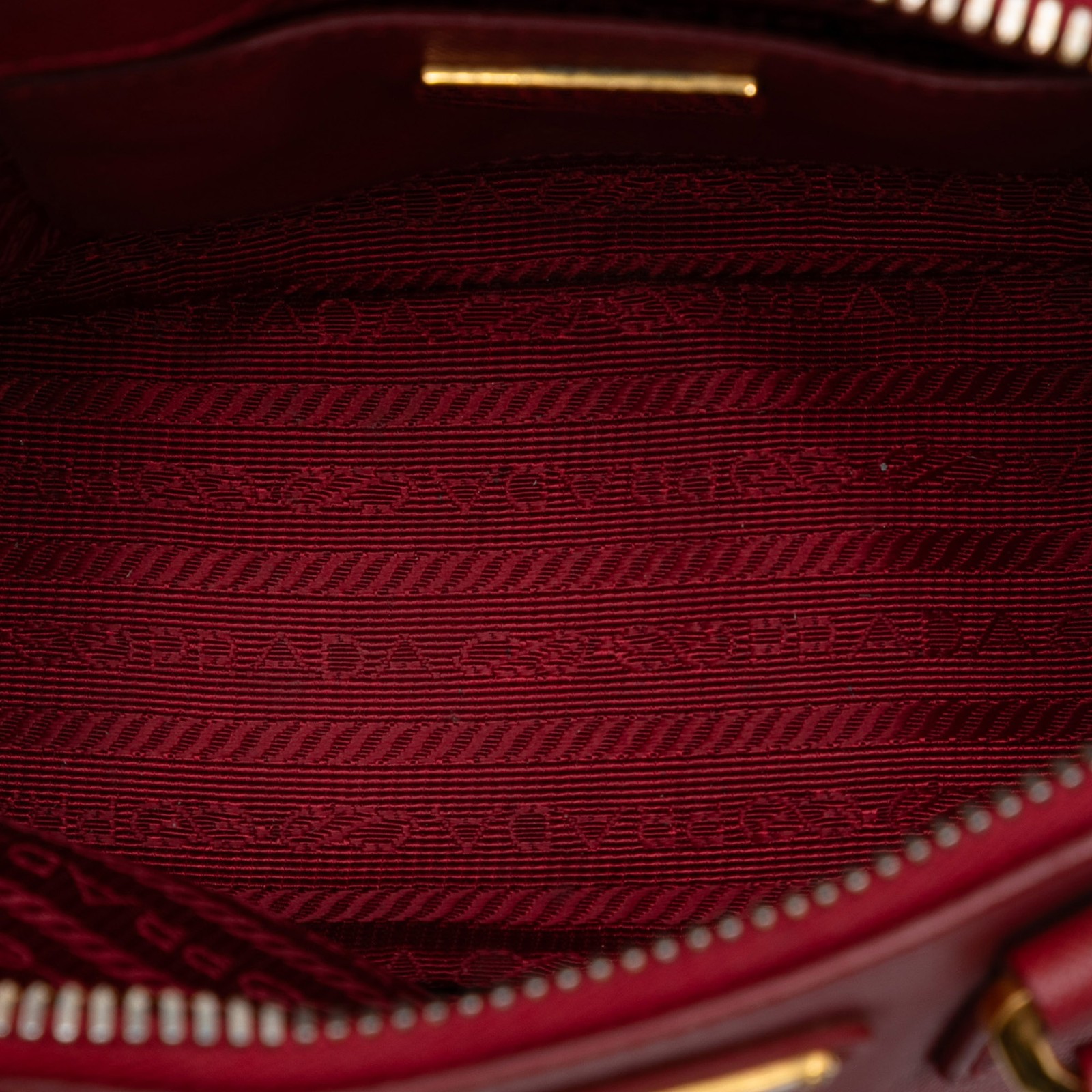 Authenticated Prada Mini Saffiano Lux Promenade Red Leather Satchel thumbnail 4