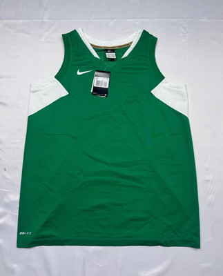 Nike Dri-FIT Women's Basketball Jersey Green White 3XL NWT Vintage Style