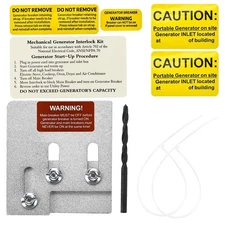 Generator Interlock Kit Compatible with Square D QO or Homeline 200 150... 