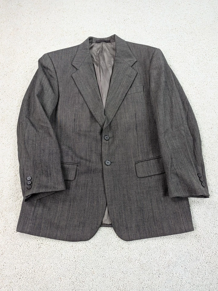 Traje Tallia Uomo Para Hombres 38S 31x28 Marrón Lana 2 Piezas Chaqueta Pantalones Unión EE. UU. DE COLECCIÓN Foto 2 de 4