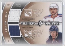 2011-12 SPx Winning Combos Derek Stepan Marian Gaborik #WC-GS 0f8
