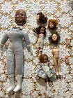 Lot Of 11 Assorted Doll Parts 2 Storybook Dolls With Missing Arms, 3 Heads — photo 1