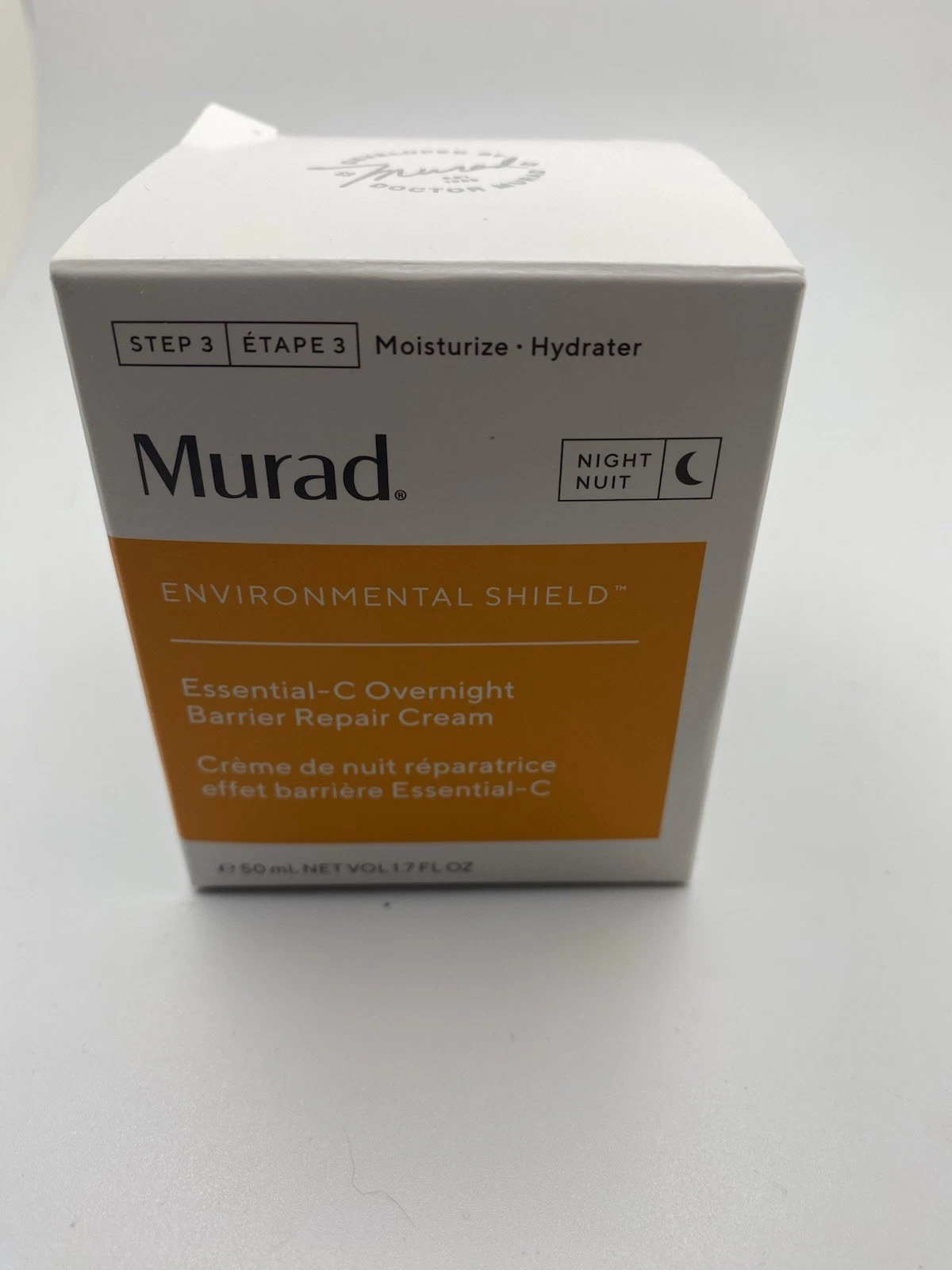 Murad Essential C Overnight Barrier Repair Cream - 1.7 Oz Retail $ 92 New In Box