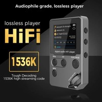 8GB Lossless Bluetooth MP3 Music Player, Zinc Alloy Body,Rotary Controls,Wire UK