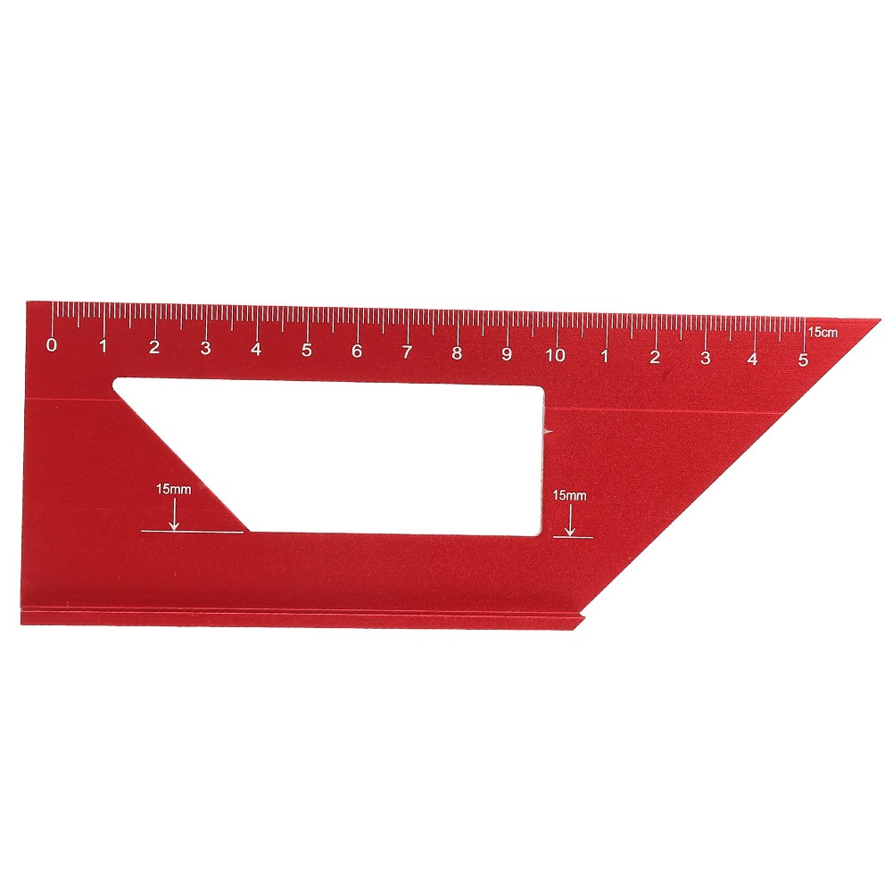 45/90 Degree Aluminum Alloy Angle Ruler For Woodworking Measuring Tool Trending