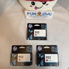 Bundle of 3 Original HP 952 Magenta Ink Cartridges NIB EXP NOV 2021