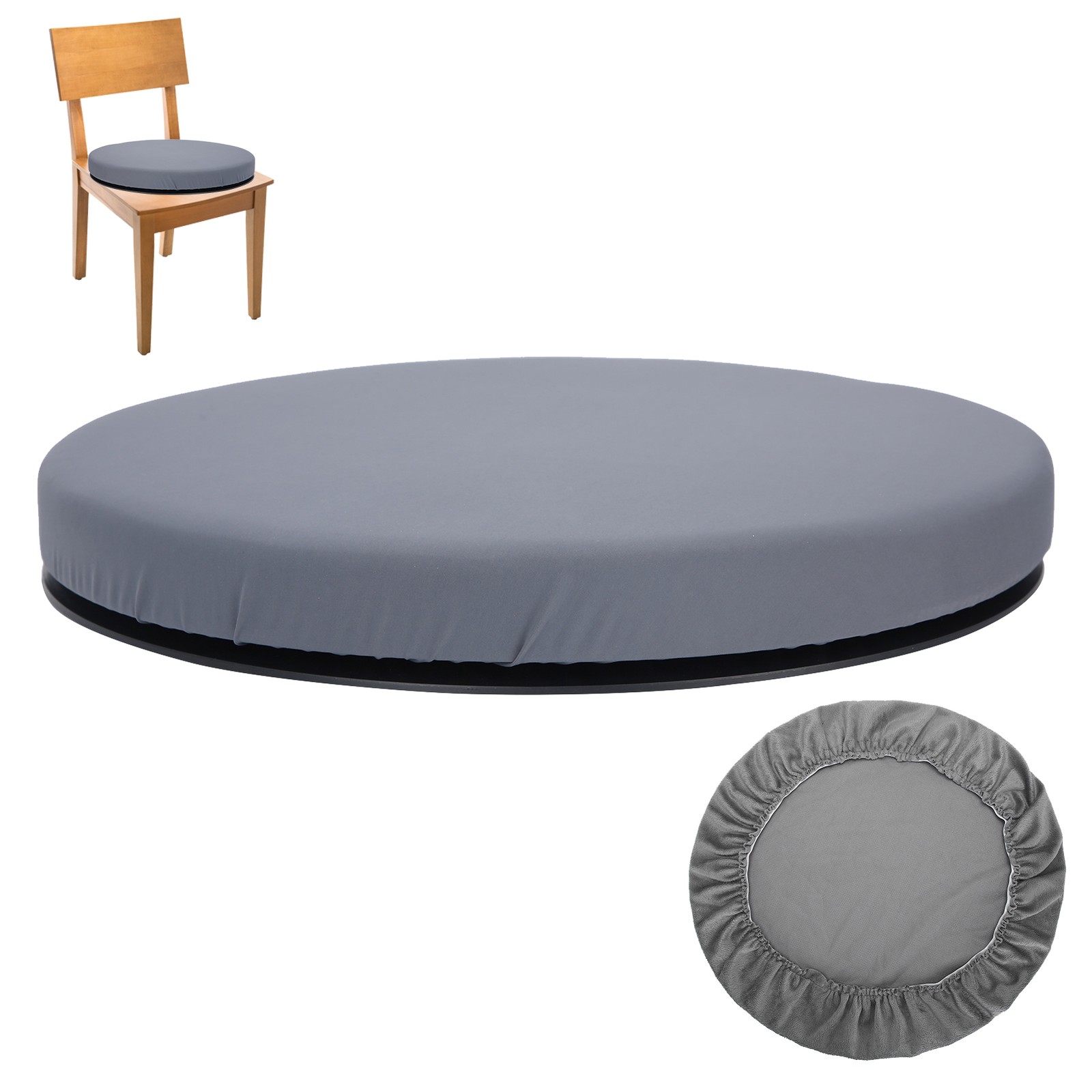 NEW Rotating Cushion 360 Degrees Rotational AntiSlip Cushion Pad For Car Home Ch