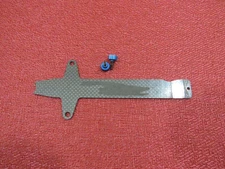 Vintage Team Associated RC10B4 FT Carbon Battery Straps & Thumbscrews. #0964