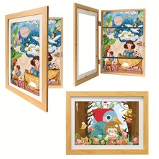1/2PCS A4 Art Display Frame Kids Frames Photo Picture Crafts.Drawing Storage UK