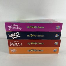 My Busy Books lot of 4 With Mats And Some Figures