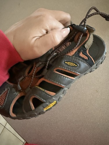 Keen Newport H2 Sport Sandal Brown Orange Waterproof Round Toe Little Kids sz 2 - Picture 3 of 5