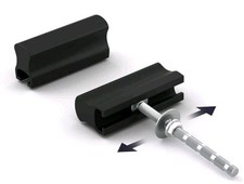 goldenwarm 25 Pack Black Adjustable Cabinet Knobs Black Drawer Konbs Cabinet, J