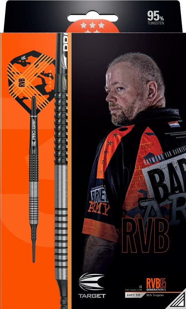 TARGET RVB95 G3 RAYMOND VAN BARNEVELD 95 TUNGSTEN 18 GRAM SOFT TIP