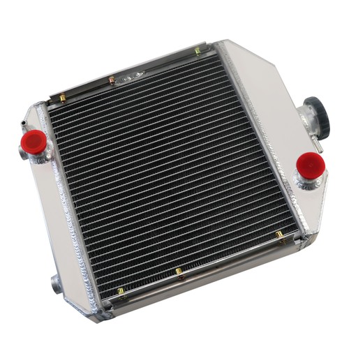 2-Row Aluminum Tractor Radiator For Yanmar YM240 YM2000 YM1700 124460-44501 - Picture 4 of 9
