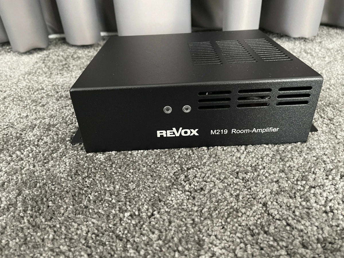 Amplificador Revox M219 MKII Stereo Room Multiroom Amplifier en negro excelente