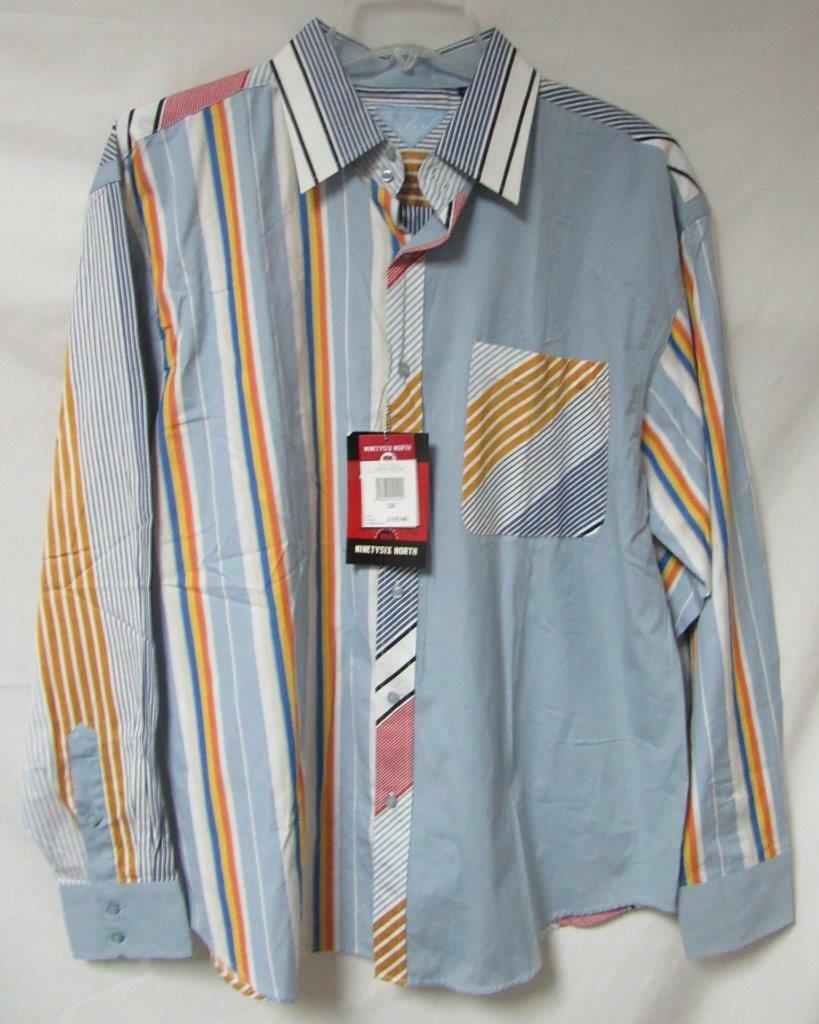 N.樣2XL Ninety Six North Mens Size 2X Button-Front Shirt A1 2065 | eBay