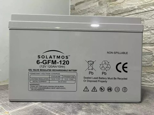BATTERIA 120AH 12V GEL VRLA PER KIT FOTOVOLTAICO UPS ENERGIA SOLARE CAMPER BAITA - Foto 3 di 7