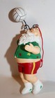 Unique & Rare SANTA CLAUS Volleyball Player 4" Xmas ORNAMENT Vintage — photo 3