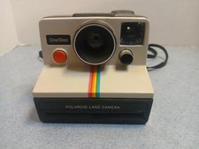 Vintage Polaroid One Step Land Camera Rainbow Stripe SX-70 UNTESTED