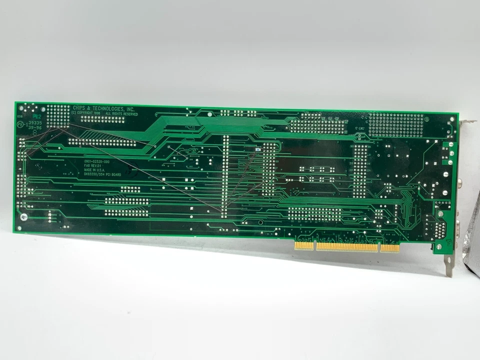 Vintage CHIPS B65554 DK6555/554 Multimedia GUI Accelerator PCI Video Card - Image 2 of 4