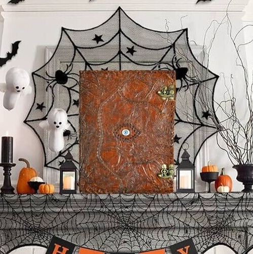 13X10 inch Spell Book of Shadows Hocus Pocus Gifts Halloween Decorations