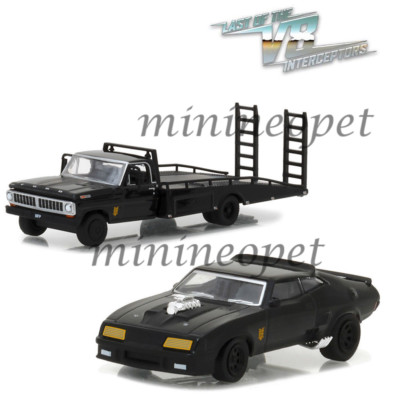 GREENLIGHT 29925 V8 INTERCEPTOR 1973 FORD FALCON XB & 1972 F-350 RAMP TRUCK 1/64