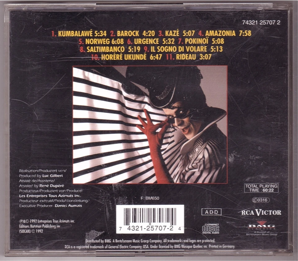 Cirque Du Soleil - Saltimbanco (CD 1992) - Bild 2 von 3