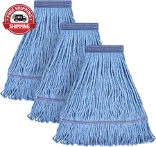 MATTHEW CLEANING Heavy Duty Commercial Mop Head Replacement for General Use