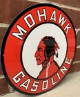 Vintage Style Mohawk Indian Gasoline  Oil  Gas Steel Metal  Sign