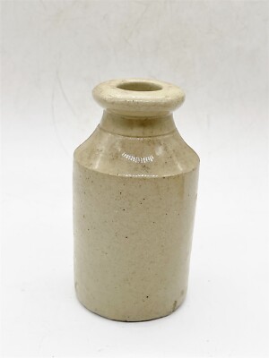 ANTIQUE INK OR CHEMIST OLD STONEWARE POT BOTTLE POS DOULTON