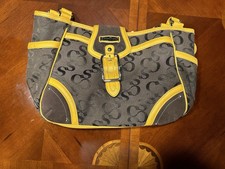 Sophia Caperelli Signature Shoulder Handbag Brown & Mustard Zip