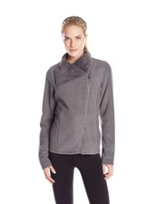 Nwt Head Women's Sherpa Moto Jacket Gray Small $70