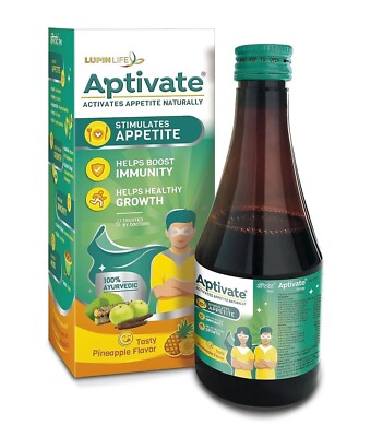 Aptivate Support Syrup 200ml Natural Digestive Immunity Support Formula Appetite