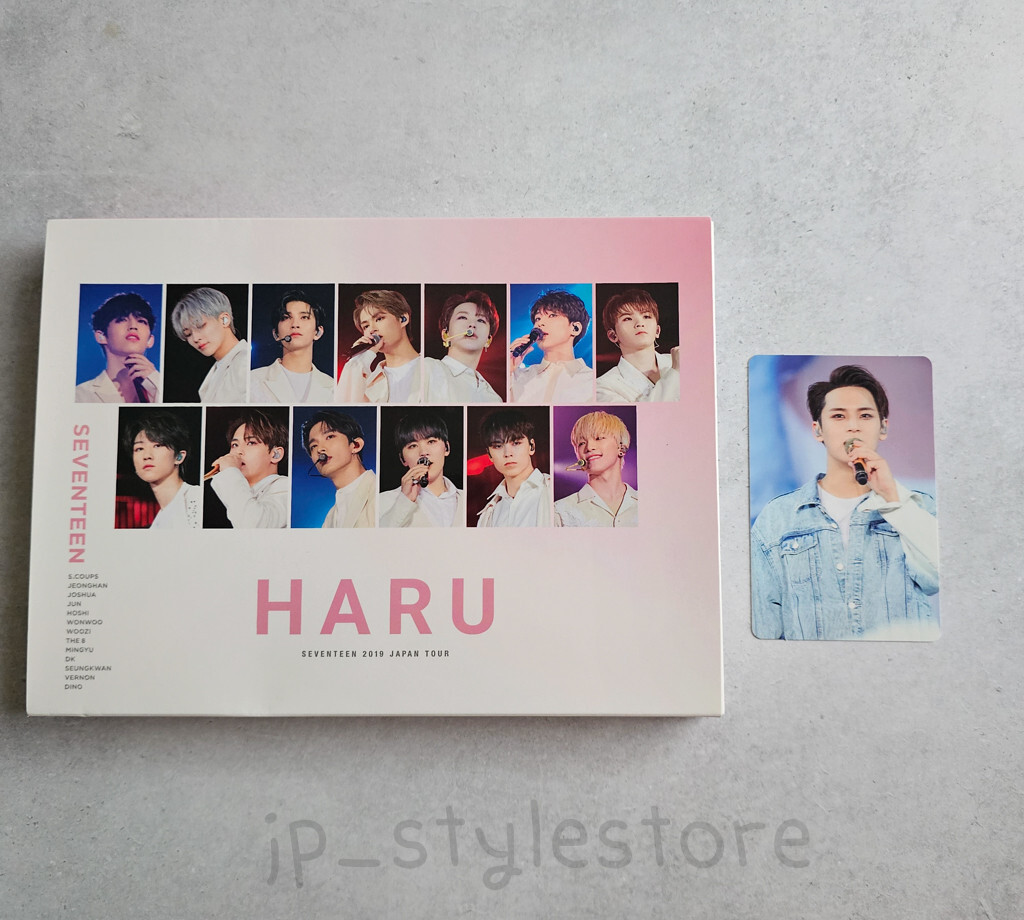 SEVENTEEN HARU Blu-ray フォトカード付き Seventeen 2019 JAPAN TOUR HARU HJBD-00005, 00006 photocard