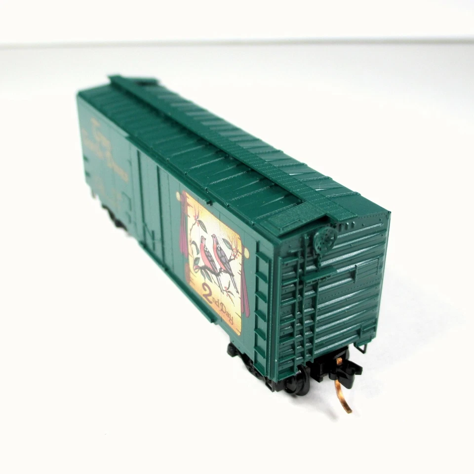 N Scale ***TWO TURTLE DOVES*** 12 Days of Christmas, Box Car, Micro Trains 21502 - Image 3 of 4