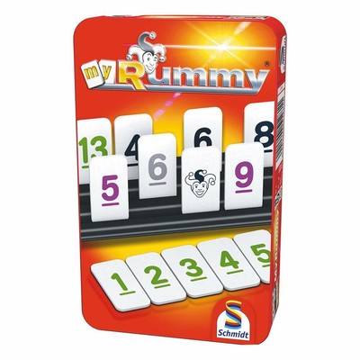 Schmidt Spiele MyRummy, Bring Me Along Game in Metal Tin, Board Game, Game