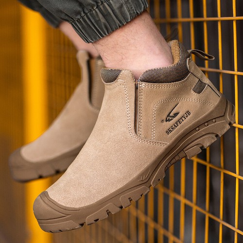 Indestructible Mens Composite Toe Safety Shoes Waterproof Leather Boots Non Slip - Picture 20 of 21