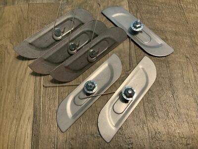 rocker body fender moulding trim clips for 3-1/2  to 3-7/8  mldg 6pcs fits ford