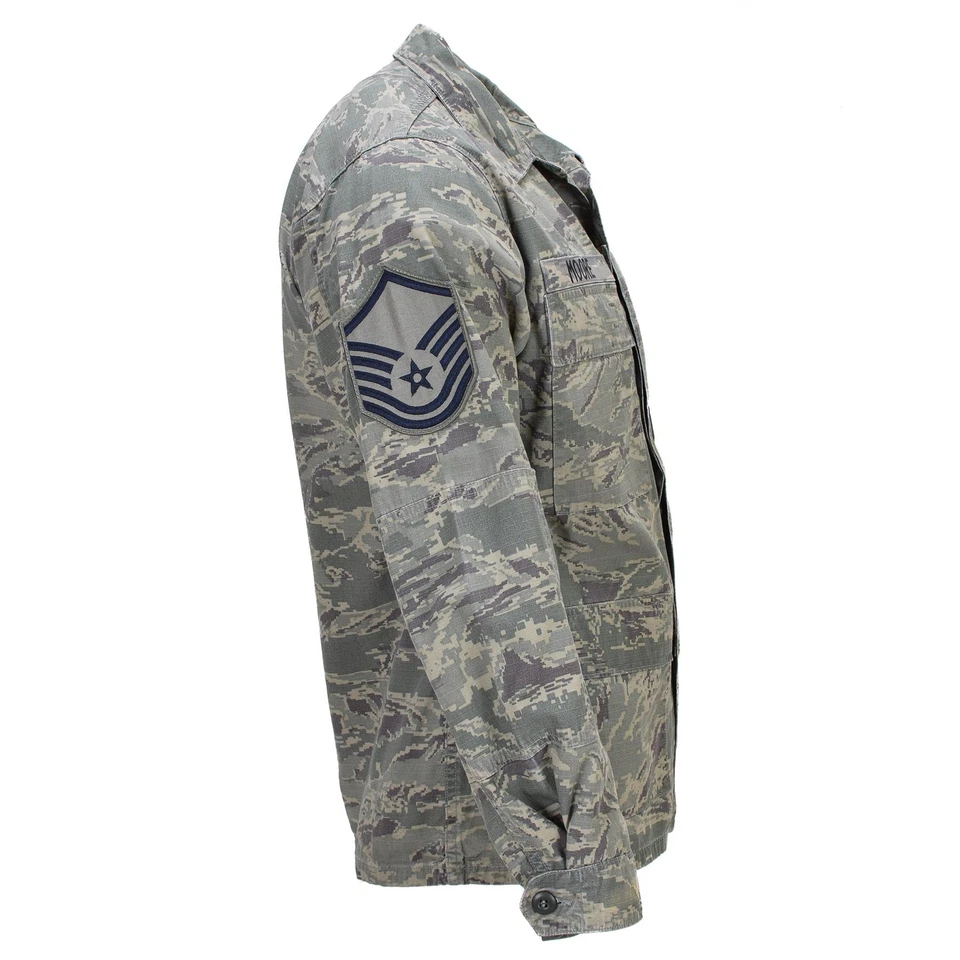 Original U.S. Military Uniform Men Jacket Rip Stop Digital Tiger Stripe Camo - Image 2 of 4