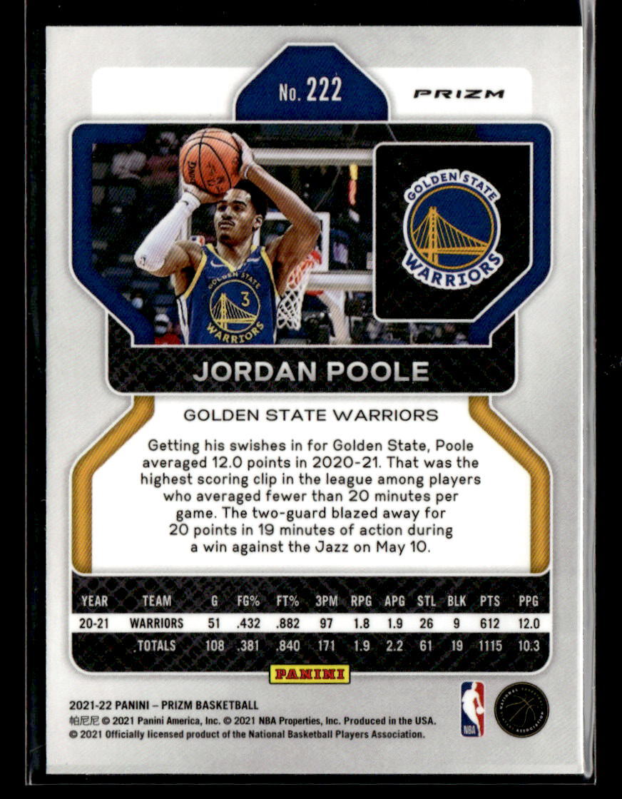 その他 2021 Prizm Silver Jordan Poole PSA 10 その他 2021 Prizm Silver Jordan Poole PSA 10 2020-21 Prizm